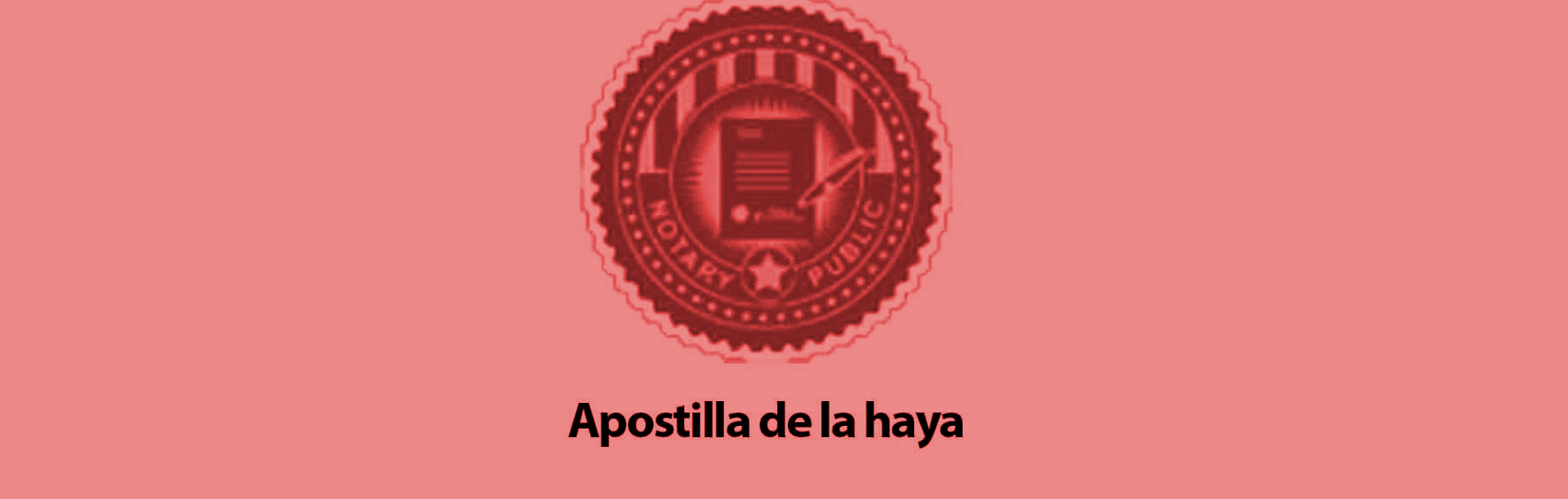 Apostilla de la Haya