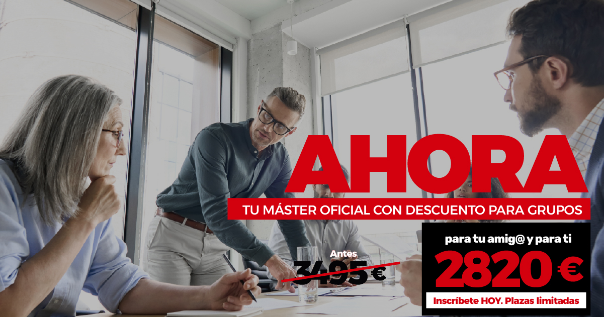 Banner ¡15% de descuento + 5% por matrículas en grupo, hasta el 17 de septiembre! 